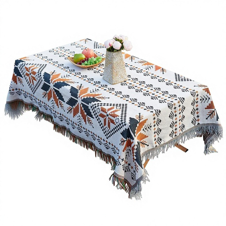 Ins Boho Style Polyester Picnic Mat Camping Tablecloth Outdoor Lawn Moisture-proof Heat Insulation Dustproof Floor Mat Tent